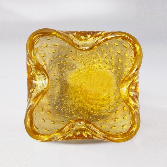 Mid-Century Modern Vintage Italian Ashtray by Flavio Poli for Seguso, 1960s For Sale - Image 3 of 7