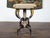 1880s American Horn Stool with Three-Tier Construction and Custom Upholstery For Sale - Image 4 of 11