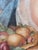 Textile Antique Mythological Oil Painting Portrait of a Goddess For Sale - Image 7 of 14