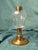 Rare 1840s Whale Oil Lamp Etched Glass Font Original Double Burner Iron Base For Sale - Image 11 of 18