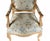 Textile Set of French Gilt Empire Armchairs, Set of 2 For Sale - Image 7 of 9