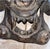Vintage or Antique Hand-Carved Asian Wooden Guardian or Demon Masks, Often Featuring Stacked or Multi-Tiered Faces With Fierce For Sale - Image 12 of 14