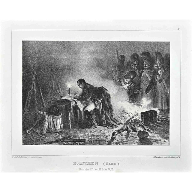 Paul Gavarni, Napoleon in Bautzen (Saxe), Original Lithograph, 1836 For Sale