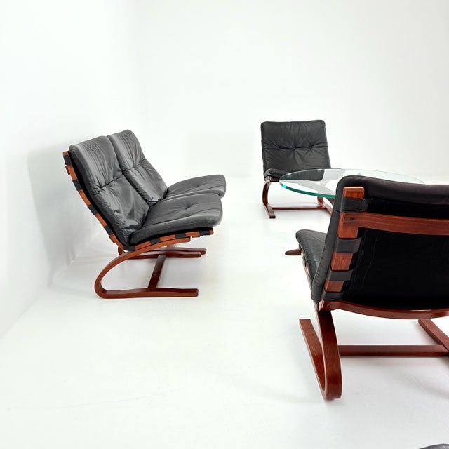Mid-Century Kangu Lounge Chair by Elsa Solheim and Nordahl Solheim for Rybo, 1970s For Sale - Image 17 of 18