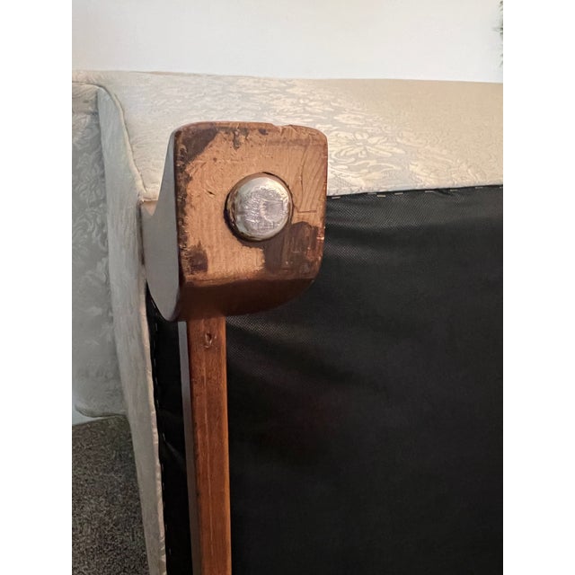 1980s Custom Chippendale Camelback Mahogany Sofa For Sale - Image 13 of 15