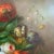 Vibrant Dutch Still Life Painting on Board For Sale - Image 4 of 9