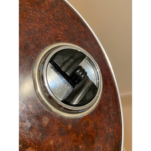 Metal Art Deco Smoking Stand With Removable Ashtray For Sale - Image 7 of 12