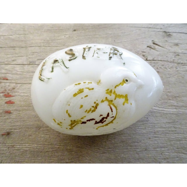Antique Milk Glass Easter Egg 1900s Chairish