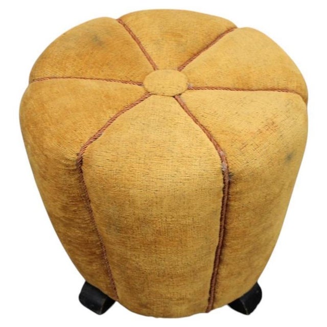 Mid-Century Ottoman by Jindrich Halabala, Former Czechoslovakia, 1950s For Sale - Image 11 of 11