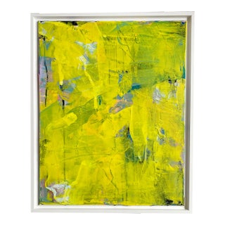 "Sunshine Spit" 2022 Framed Painting by Jessalin Beutler For Sale