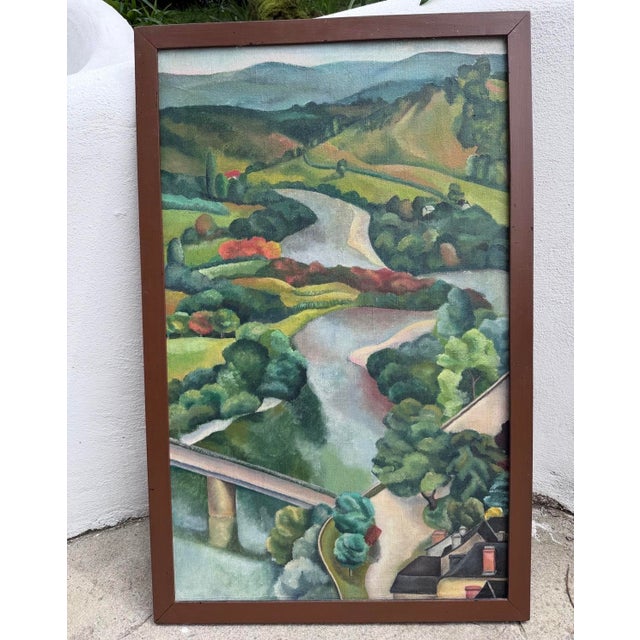 Large Cubist Painting from the 1910s–1920s For Sale - Image 9 of 10