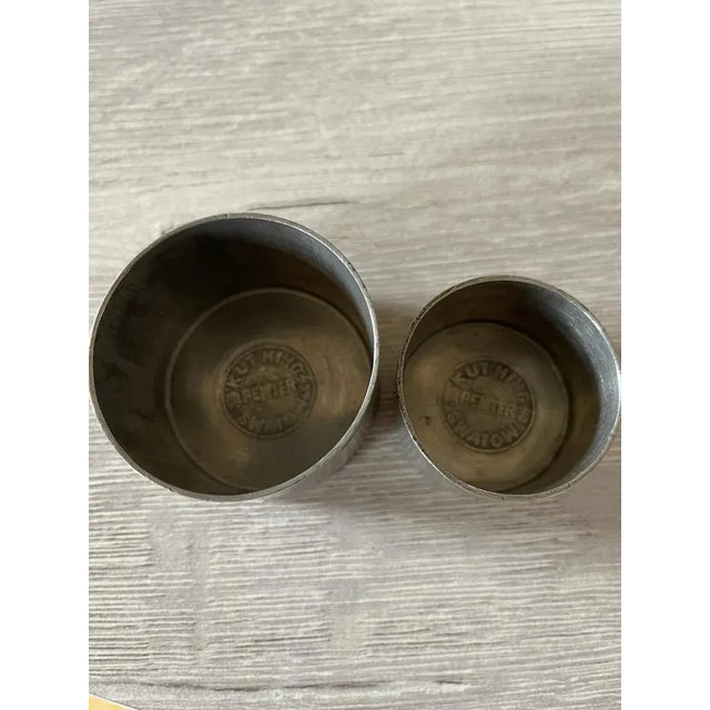 Antique Kut Hing Swatow Pewter Cocktail Shakers, China, Circa 1920s For Sale - Image 11 of 12