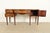 Mid 20th Century Baker Furniture Style Georgian Flame Mahogany Serpentine Front Sideboard Credenza For Sale - Image 5 of 13