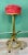 Vintage Gold & Red Bar Stool, in Good conditions. Designed 1970 to 1979