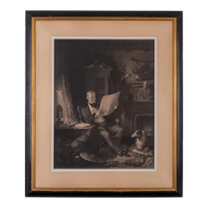 Sir Walter Scott in His Study at Abbotsford, 1846