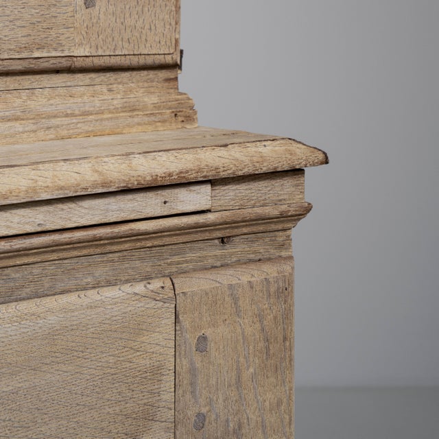 Tan Louis XV Oak Cabinet, Rococo Style, France, Early 19th Century For Sale - Image 8 of 13