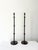 Mid-Century Modern Turned Metal Table Lamps by Jacques Adnet, 1980s, Set of 2 For Sale - Image 3 of 8