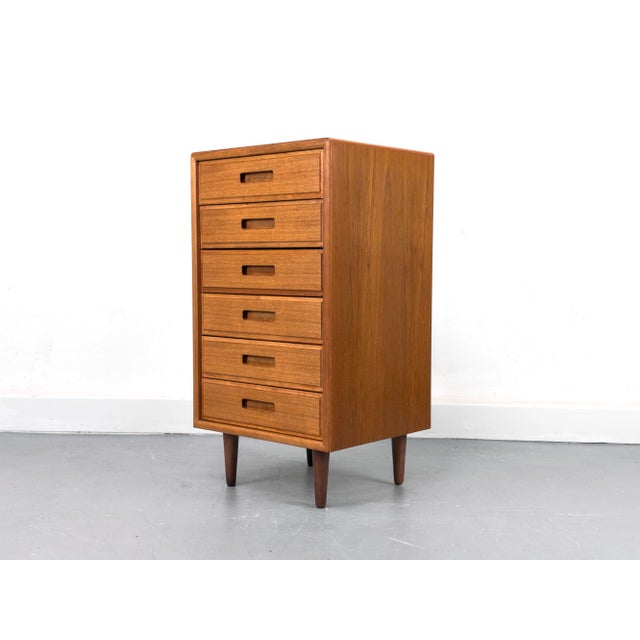Danish Teak Chest of Drawers from Fanø, 1970s For Sale - Image 4 of 14