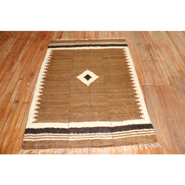 Mid 20th Century Turkish Mohair Rug For Sale - Image 11 of 18