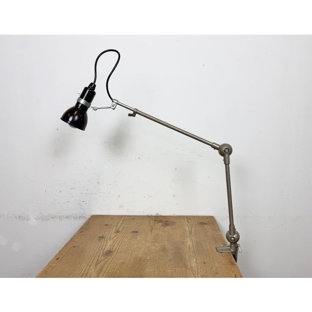 Vintage French Adjustable Table Lamp, 1960s, in Good conditions. Designed 1960 to 1969 European Plug (up to 250V).The...