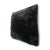 Black bear faux fur pillow with down fill. Super soft with plush insert and wonderful for any interior.