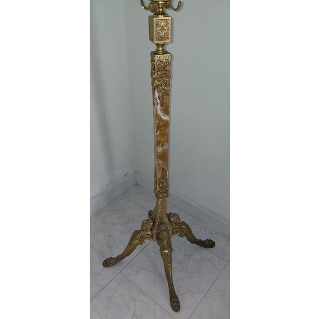 Onyx and Gilded Coat Hanger, 1980s For Sale - Image 4 of 9