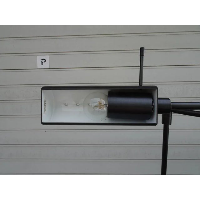 Architectural Komombo Floor or Desk Lamp in Brushed Bronze by Stephane Davidts For Sale - Image 4 of 18