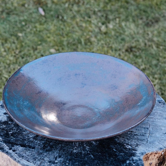 Contemporary Large Stoneware Bowl/Center Piece For Sale - Image 3 of 4