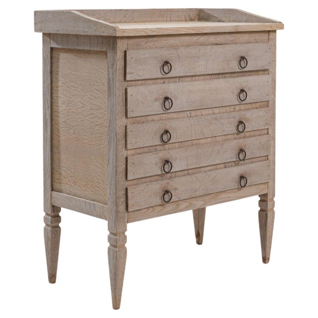 Mid 20th Century French Neoclassical Wooden Chest of Drawers For Sale - Image 15 of 18