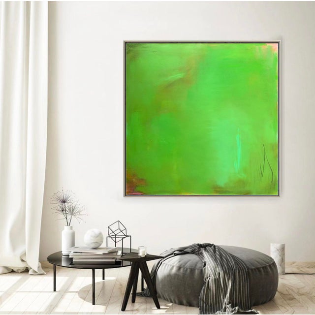 Stunning Large "Morning Glory" by Trixie Pitts Abstract Expressionist Oil Painting For Sale - Image 10 of 12