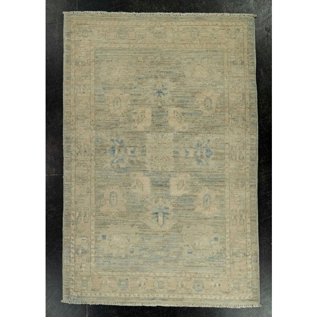 Gray Oushak Rug 2'8" x 4' #21325 For Sale - Image 8 of 8