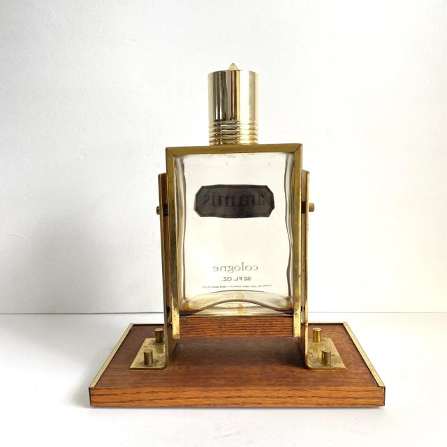 Vintage Aramis Cologne Bottle XL Store Display Empty Swivel Bottle 32 Oz For Sale - Image 9 of 11