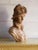 Wood Hand Carved Female Bust in Linden Wood, 1800s For Sale - Image 7 of 8