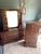 1970s Vintage Sears Open Hearth 2-Piece Bedroom Set - Dresser With Hutch & Lingerie Chest For Sale - Image 5 of 12