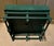 American Antique 1920's American Green Paint Decorated Wood Fence, Gate and Stand for Displaying a Feather Christmas Tree For Sale - Image 3 of 15