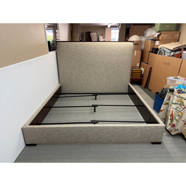 Design Plus Gallery presents an Eastern King Kim Upholstered Bed Frame from Hickory Chair Company. The fully upholstered...