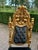 1900 - 1909 c.1900 Italian Rococo Gold Beech Velvet Dining Chairs - Set of 8 Pc For Sale - Image 5 of 18