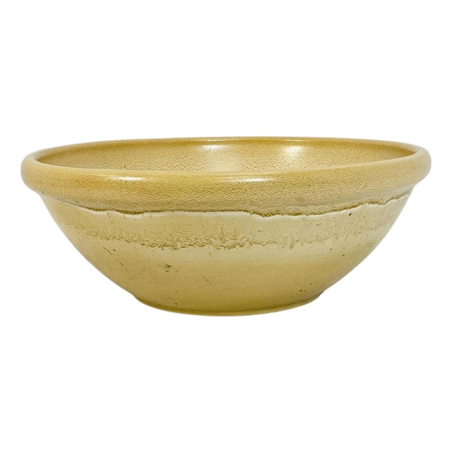 1980s Large Gainey Ceramics California Architectural Stoneware Planter Bowl For Sale