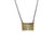 1970s M&j Savitt Modernist Sterling Silver and 14k Gold Pendant Necklace, 1970s-1980s For Sale - Image 5 of 9