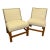 Teak Outdoor Shin Toaster Chair by Lee Industries, Pair For Sale