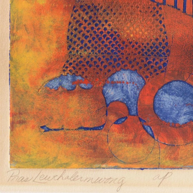 Art Nouveau 'Dancers in Motion' by Pras Lewchalermwong, 1976; Thai For Sale - Image 3 of 13