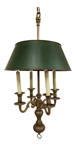 1980s Green Bouillotte Lantern