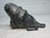 Big Antique Hand Carved Soapstone Canadian Eskimo Walrus Sculpture Inuit Statue For Sale - Image 11 of 13