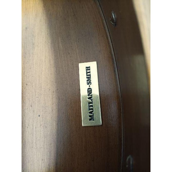 Ornamental & Decorative Materials Vintage Faux Bamboo Console Table Hand Painted Chinoiserie Maitland Smith For Sale - Image 7 of 8