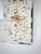 Early 20th Century Distressed White Embossed Metal & Wood Wall Mirror | Rustic Farmhouse | French Country | 20.5" Square For Sale - Image 5 of 7