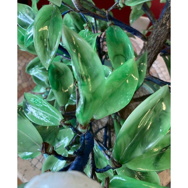 Mid 20th Century Chinese Peony Jade Tree Chairish