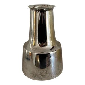 Scandinavian Mid-Century Modern Silver Plate Vase by Cohr, Denmark