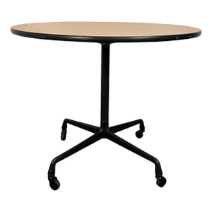 Mid-Century Modern Herman Miller Eames Aluminum Group Cafe Table