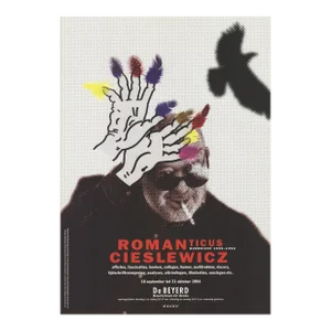 1994 Roman Cieslewicz 'Overview 1955-1994' Contemporary Black,White Offset Lithograph