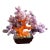 1980s Feng Shui Amethyst Crystal Bonsai Tree For Sale